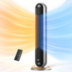 DREO 42" Space Heater Large Room, 25dB Heater and Fan Combo with Remote