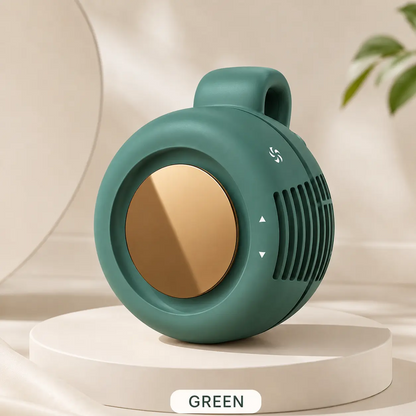 Mini Bladeless Portable Fan, Rechargeable 3-Speed Waist Clip Fan with Quiet Turbo Airflow, Handheld Personal Fan & Phone Cooling Fan for Travel, Outdoor, Camping, Work