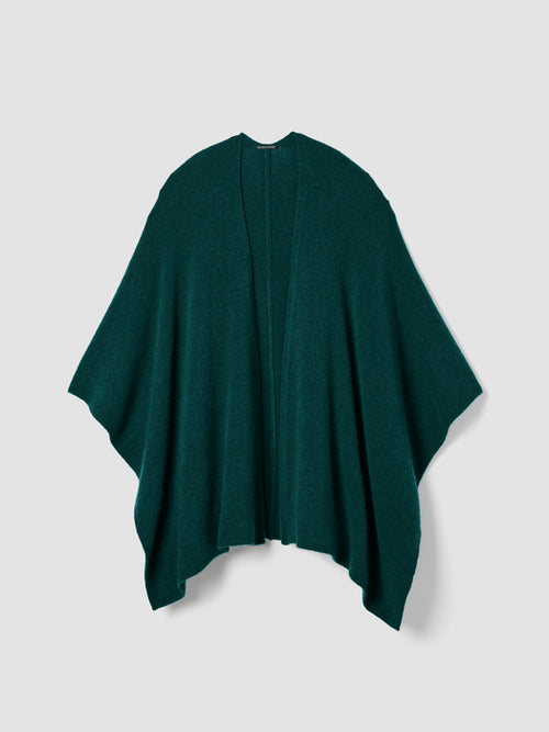 Cashmere Silk Bliss Serape - PINE