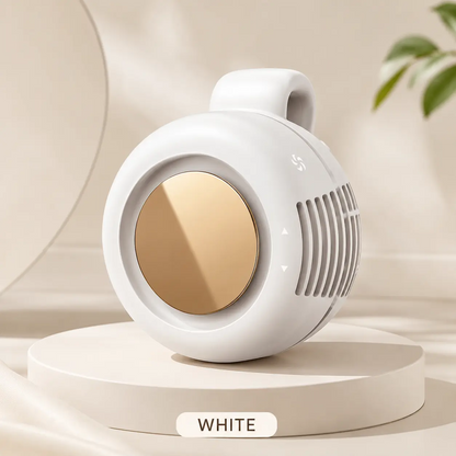 Mini Bladeless Portable Fan, Rechargeable 3-Speed Waist Clip Fan with Quiet Turbo Airflow, Handheld Personal Fan & Phone Cooling Fan for Travel, Outdoor, Camping, Work